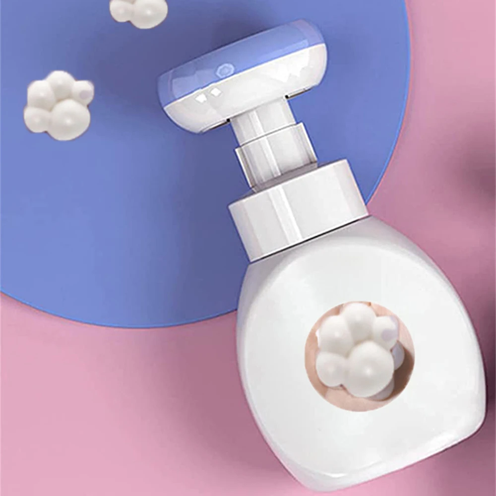 Flower Shaped Foam Dispenser Flower Shape Hand Soap Foam Hand Dispenser Stamp Foaming Soap for Kids