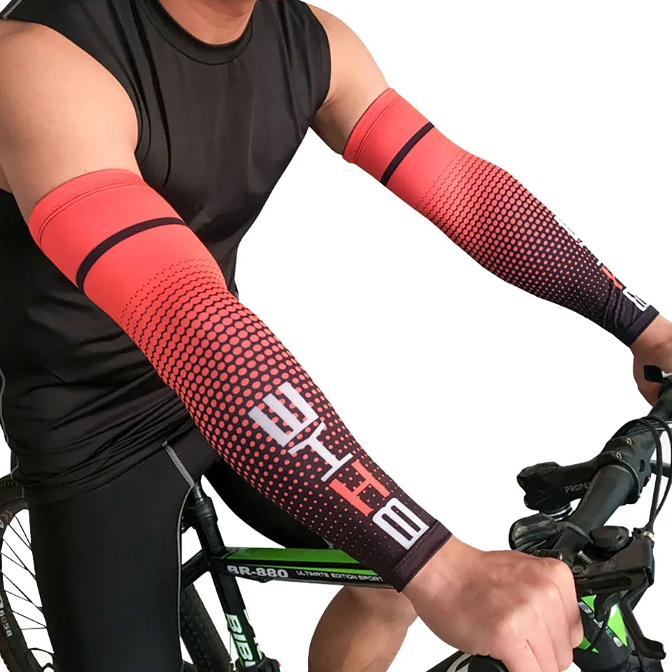 Sun Protection Arm Sleeves Arm Sleeves Cooling Arm Sleeves 1 Pair Cool Men Cycling Running Bicycle UV Sun Protection Cuff Cover
