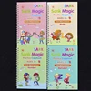 4pcs Sank Magic Practice Copybook Pen Preschools Kids Calligraphy English Verison Free Wiping Children Reusable Writing Book 2