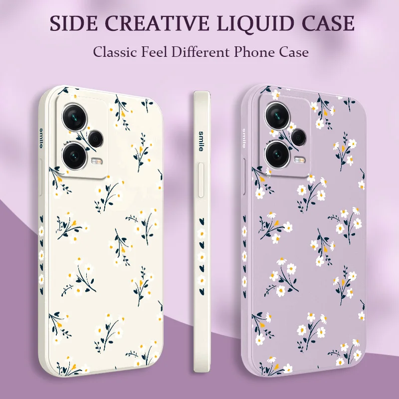 Exquisite Floral Silicone Soft Phone Case