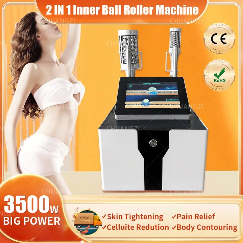 2024 rofessional Inner Ball Roller Slimming Massager Machine 360 Rotating Cellulite Reduction Body Sculpting Skin Lifting