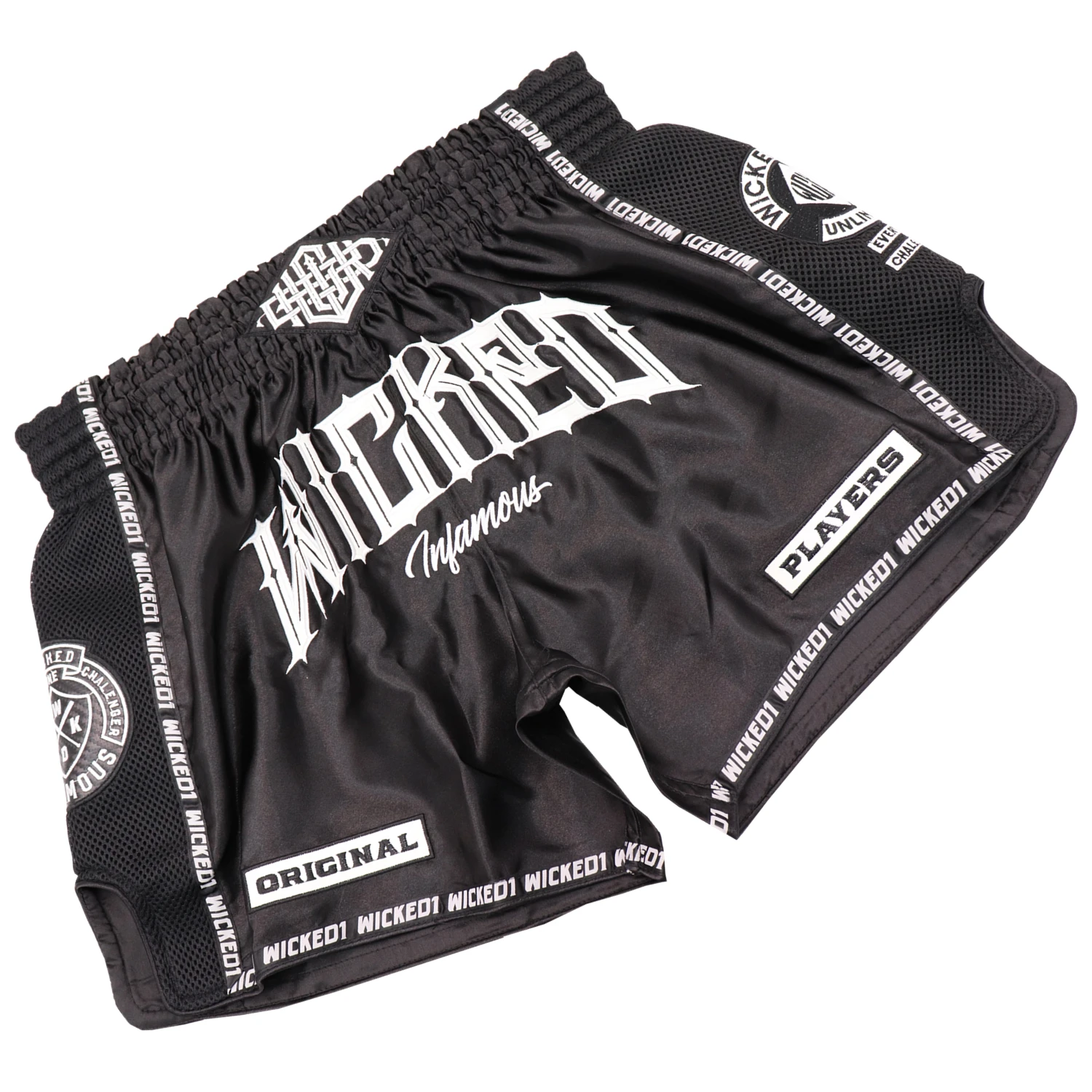 W12 match Muay Thai pants fighting shorts fitness Sanda training boxing suit sanda 2