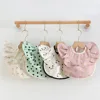 Baby Feed Bibs Waterproof INS Nordic Style Angel Pocket Burp Girl Boy Infant Meals Bib  Easy Clean Cute Panda Bibs Soft PU 6