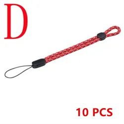 Set of 10 Versatile Adjustable Wrist Strap Lanyards for Electronics and Accessories (10pcs D)