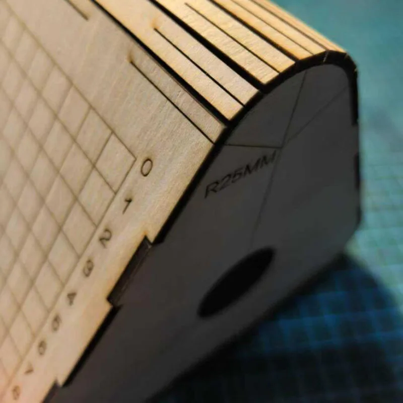 Multi-horn wallet and journal cover bending tool (R15/R20/R25) - Leather Craft Triangle Bending Templates