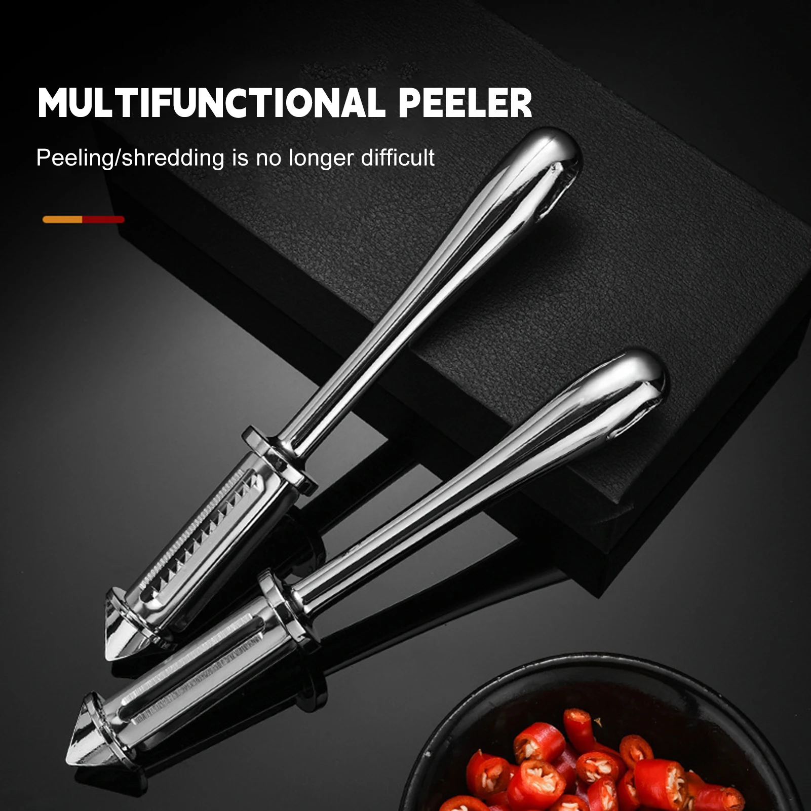 

Овощечистка из нержавеющей стали с отверстиями, устройство для копания овощей с удобной эргономичной ручкой, предназначено для подготовки быстрого приготовления