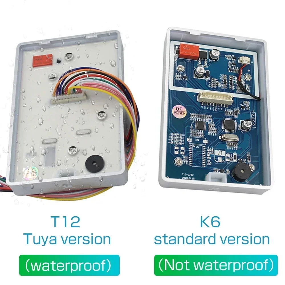 App Tuya Smart WiFi Backlight Touch 125khz RFID Card Access Control Card Reader Keypad WG26 Output Security & Protection