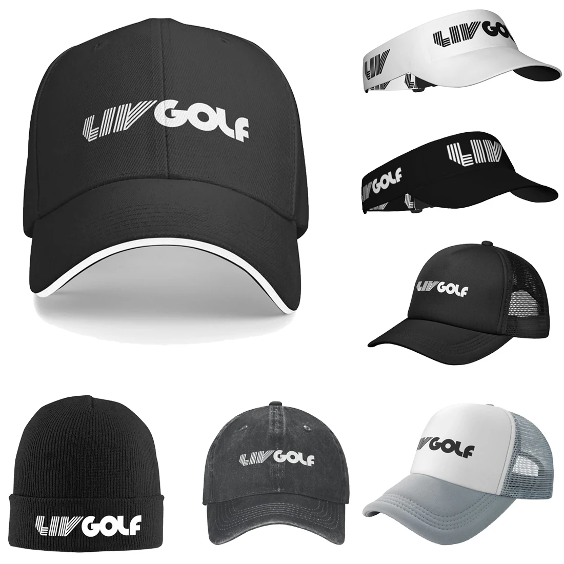 Golf Tournament Liv Baseball Caps Accessories Vintage Snapback Cap Unisex Outdoor Golf Adjustable Fit baseball cap baseball hats baseball caps hat accessories