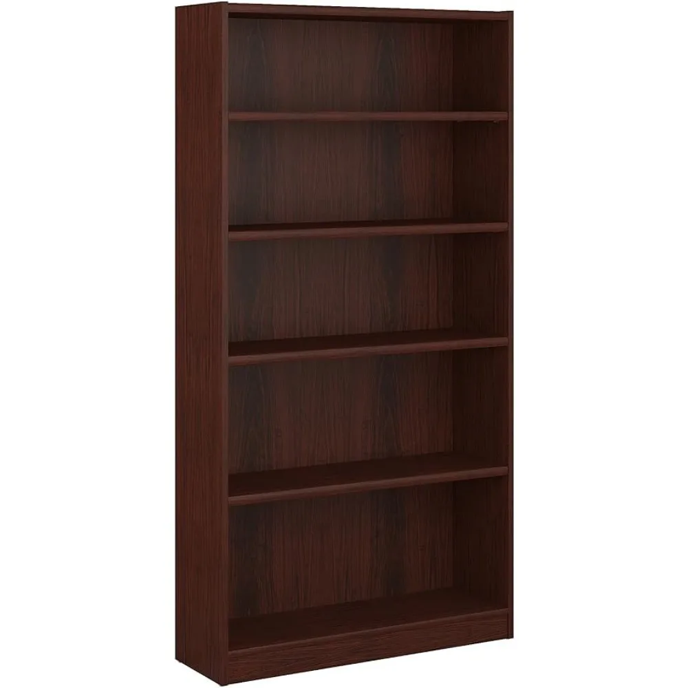 

Universal 5 Shelf Bookcase in Vogue Cherry Desk Bookshelf Furniture Bookseller Organizer Library Storage Cabinet Book Shelves