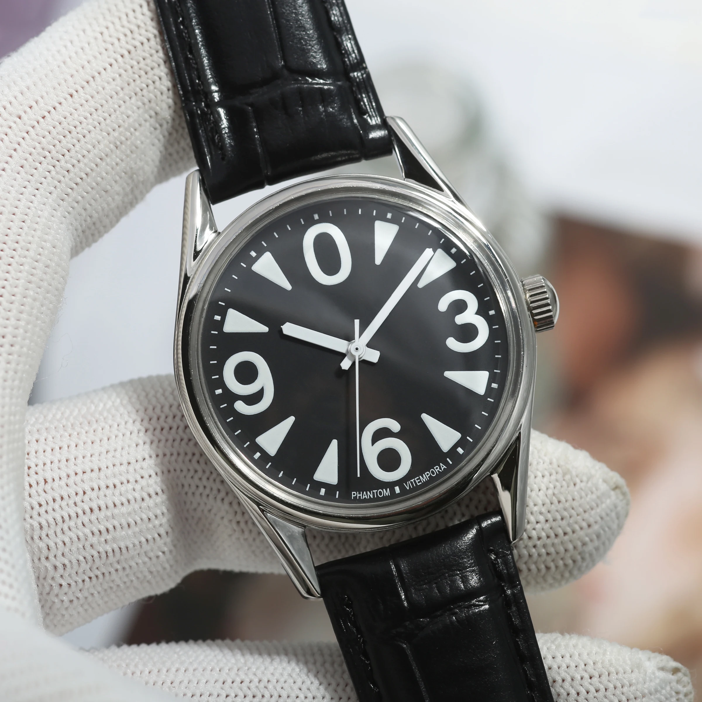 38mm Manual Winding Mechanical Watch 7120 Men's Watch Waterproof Chinese Men's