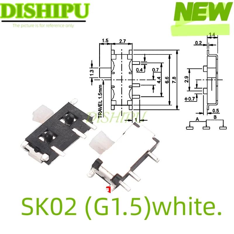 10–30 Stück Kippschalter Ss-23E04G3 G4 (2P3T) (2P2T) Ss12D00 Ss12D10 Ss12D11 Sk13D07V Ss12F15V Ss12D07V Sk01L Sk02Lsk09 Sk09B Sk09 – Detail 19