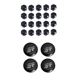 Alloy Wheel Center Caps for Rims - Premium Disc Plug Covers for Tires (Style C)