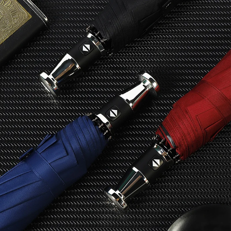 Automatic umbrella manufacturer three fold umbrella car broken window sun protection and UV protection umbrel