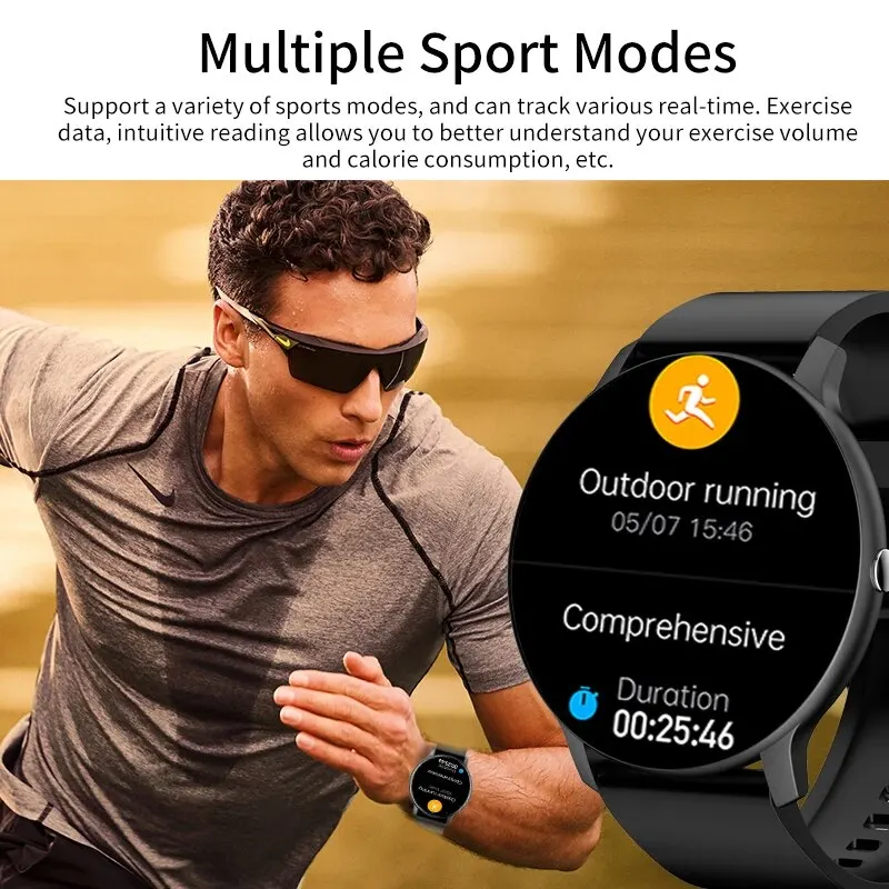 LIGE IP67 Waterproof Bluetooth Smart Fitness Watch