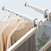 1Pcs Travel Clothes Hanger Portable Window Frame Hanging Drying Rack For Indoor Wall Mounted Space Saving Clothes Hanger 4