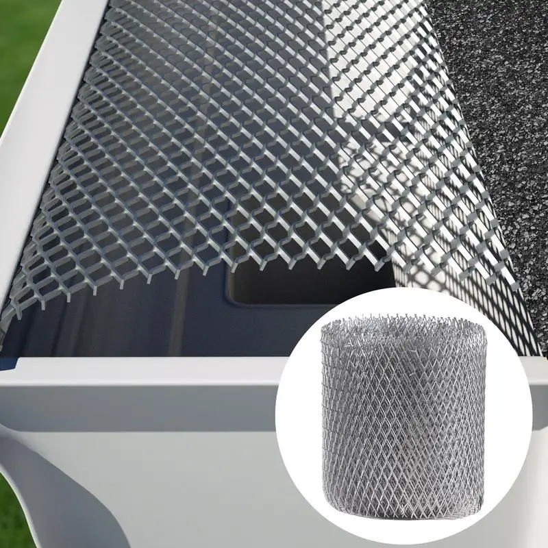 Gutter Guard Filters Expand Aluminum Filter Strainer Stops Blockage Leaf Drains Debris Drain Net Cover Gardening Tools