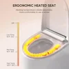 Tankless Smart Toilet with Auto Flush Heated Seat Remote Control Soft Close Nightlight 2