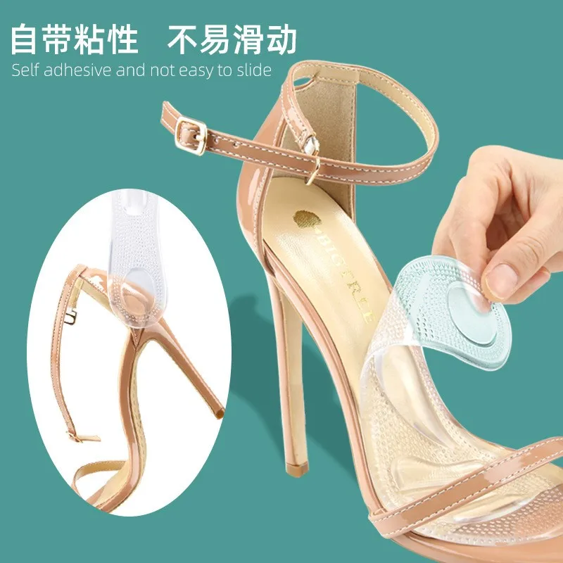 1 paar Silikon Gel Orthopädische Einlegesohlen Frauen High Heel Schuhe Plattfuß Arch Support Pads Schuh Einsätze Transparente Massage Einlegesohle – Detail 2