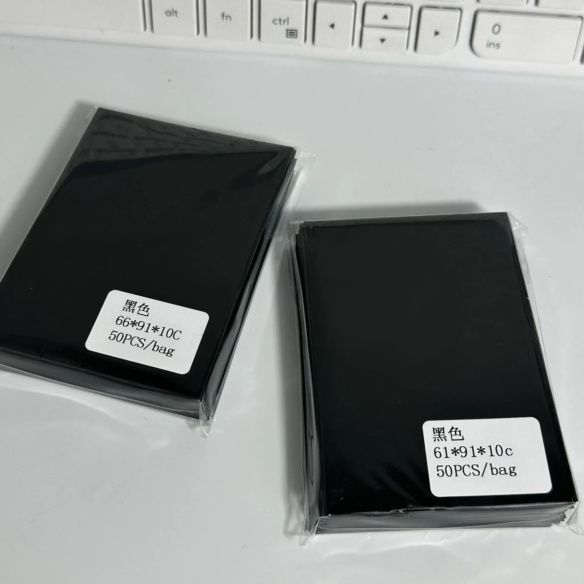 50pcs Kpop Card Sleeves 61x91mm Macaron Color Holder For Postcards Top Load Film Photocard Game Cards Protector