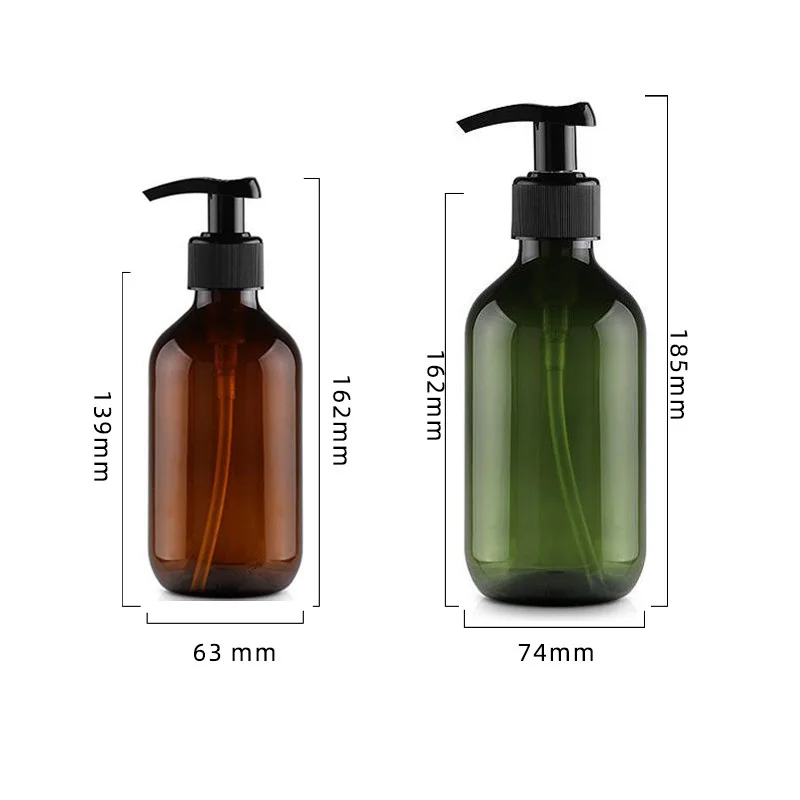 Soap Dispenser Bathroom Portable Lotion Shampoo Shower Gel Holder Empty Bath Pump Bottle Home
