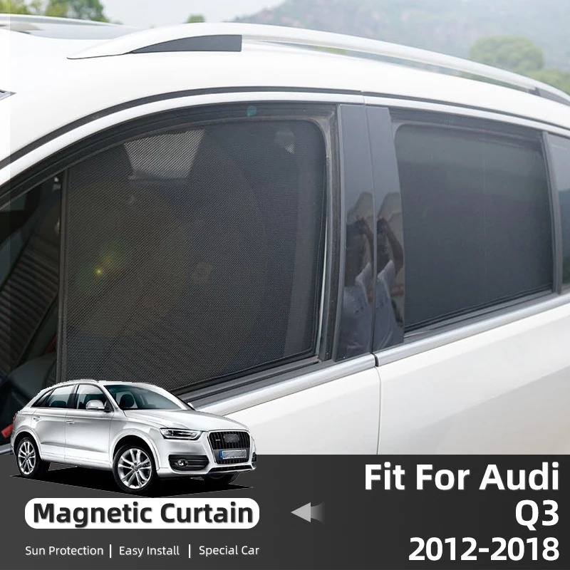 

For Audi Q3 8U 2012-2018 Car Sunshade Shield Front Windshield Curtain Window UV Protection Sun Shade Visor blinds