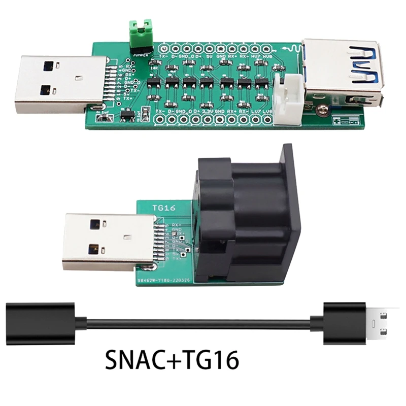 

USB 3.0 SNAC Adapter+TG16 For Mister Game Controller Conveter Kit For De10nano Mister FPGA Mister IO Board