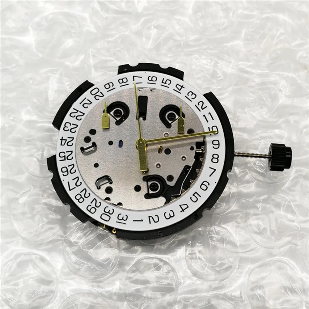 

Quartz Watch Movement With Stem & Battery for Watch Repair Parts 6 Pin Date at 4 For ETA G10.211