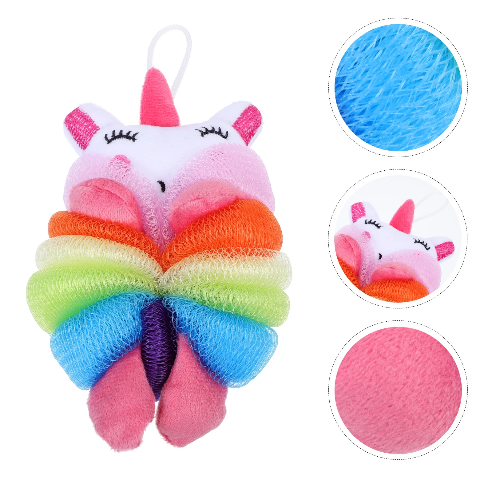 

Bath Ball Bubble Making Nets Body Washing Tools Sponges Children Shower Balls Cartoon Flowers Take Supple