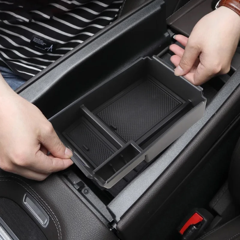 Voor ML GL GLE GLS Klasse C292 W166 Centrale Armsteun Opbergdoos Container Lade Organizer Auto Accessoires Voor Linkerhand Driver
