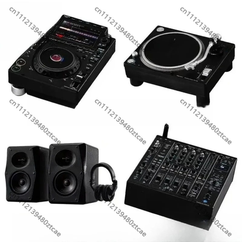 Mini Controller Audio DJ Modello Portachiavi, Mixer, Lettore CD, Replica di Simulazione, Ciondolo Creativo, Collezione Musicale, Anello Portachiavi Decorativo - immagine 4