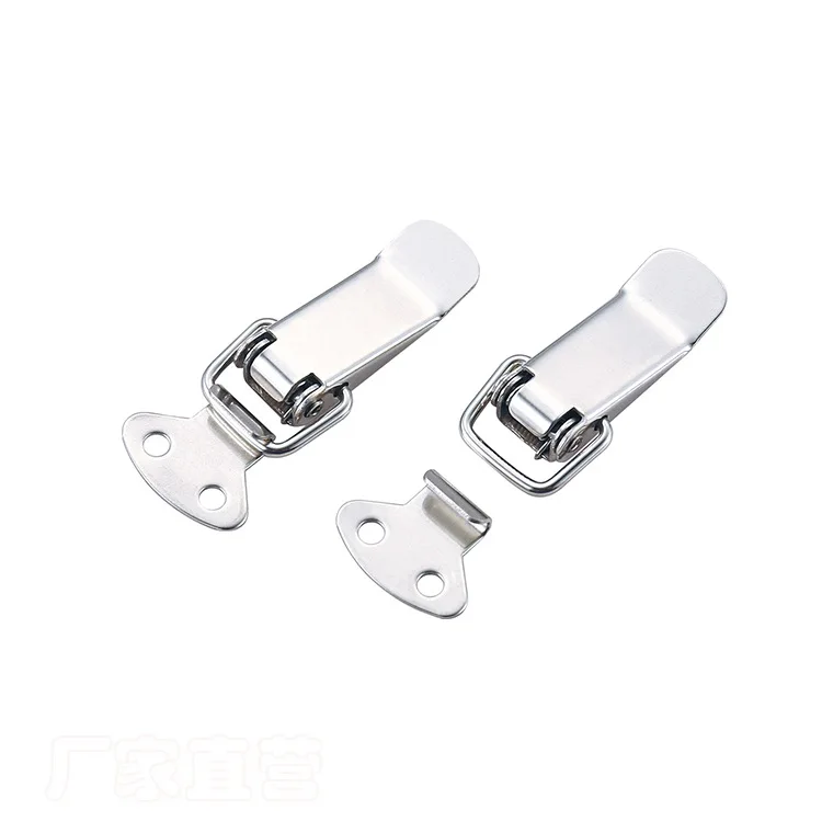 Stainless Steel Duck-mouth Buckle Vintage Mini Lock Chest Box Gift Suitcase Case Buckles Toggle Hasp Latch Catch Clasp furniture hardware toggle latches decorative latches buckle clamp