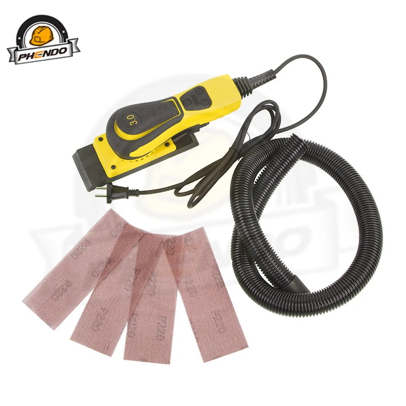 

Орбитальная многофункциональная бесщеточная шлифовальная машина PHENDO 70x198 мм 3,0 дюймов с регулируемой скоростью, проводной полировщик для обработки углов автомобиля, дерева