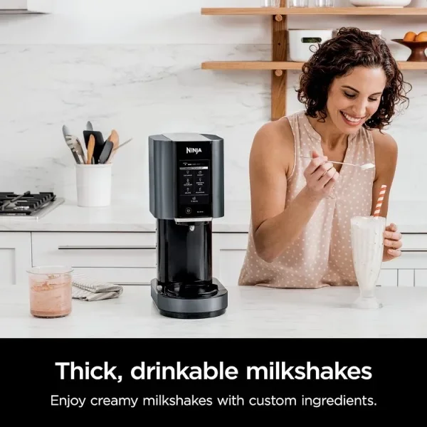 Ninja NC299AMZ CREAMi Ice Cream Maker, for Gelato, Mix-ins, Milkshakes, Sorbet, Smoothie Bowls & More 6