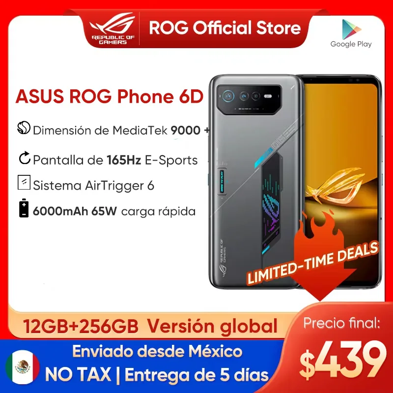 Original-ASUS-ROG-6D-6D-Ultimate-MediaTek-Dimensity-9000-6-78-165Hz-E ...