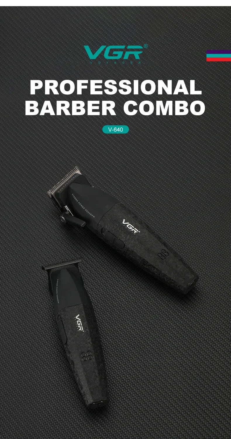 VGR V-640 Hair Clipper Set Image 2