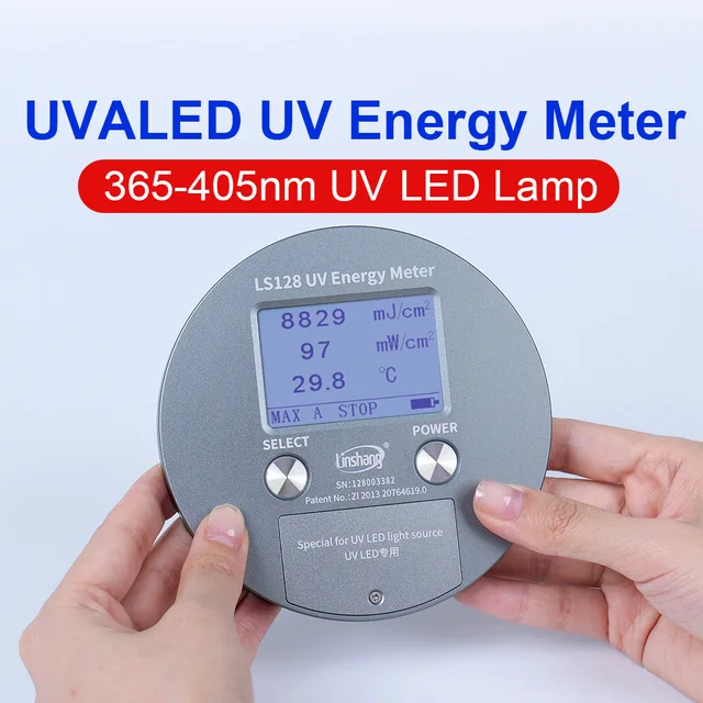 Uv Energy Meter Uva Light Test LS128 UV LED Light Sources PC Software High Precision Measure Energy Power and Temperature