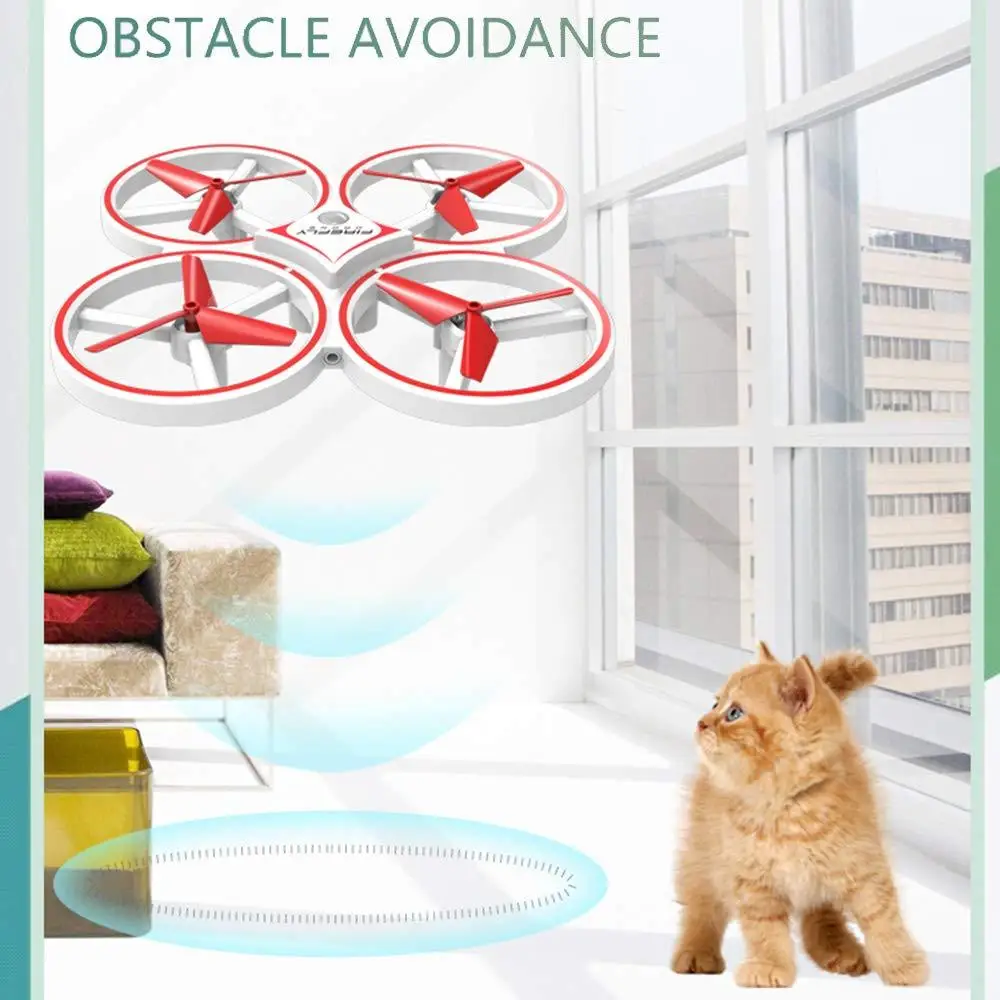 ZF04 RC Drone 2.4Ghz Mini Infrared Induction Hand Control Drone Novelty Altitude Hold 2 Controllers Quadcopter for Kids Toy Gift 2 ZF04 RC Drone 2.4Ghz Mini Infrared Induction Hand Control Drone Novelty Altitude Hold 2 Controllers Quadcopter for Kids Toy Gift 2