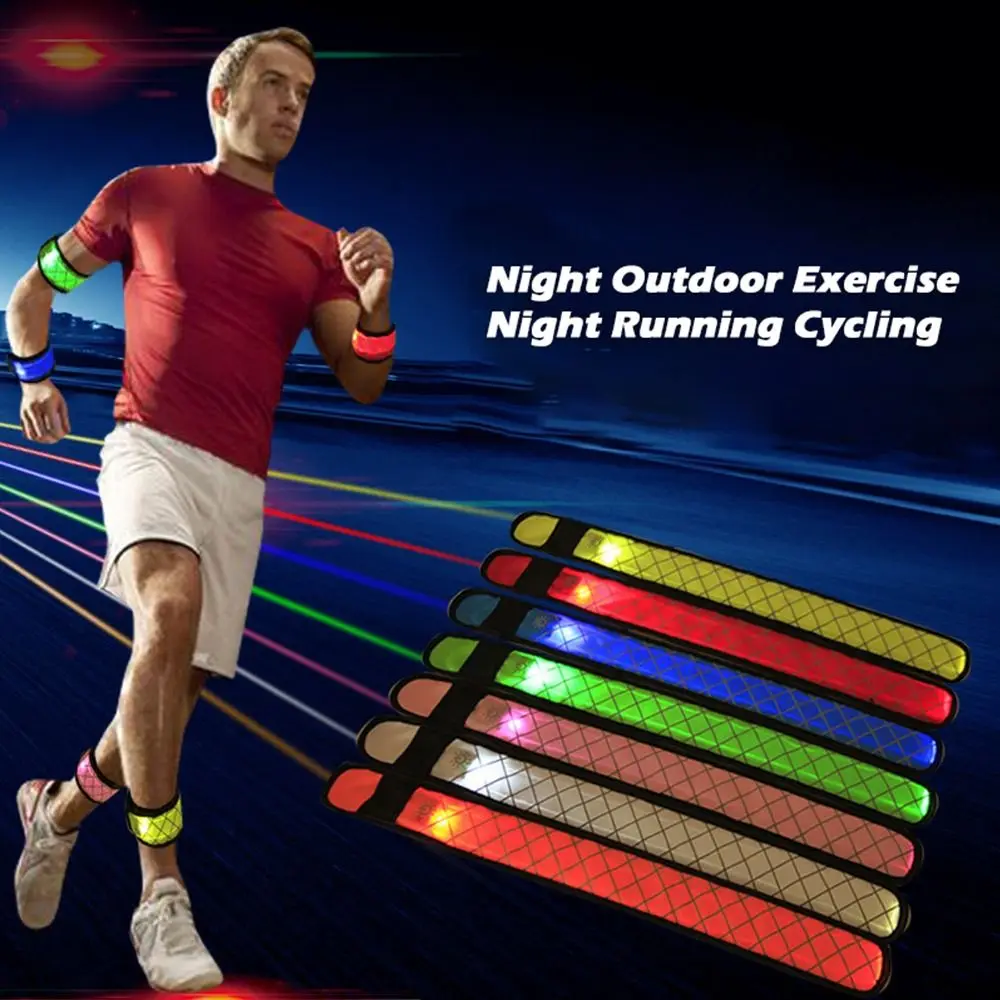 

Zebra Night Running Armband Cheer Props LED Light Outdoor Sport Rechargeable Safety Belt Arm Leg Warning Wristband Cycling Light