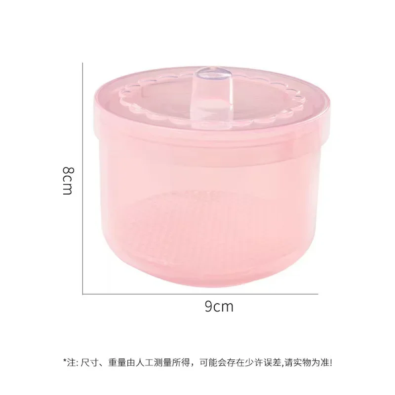Nail Art Drill Bits Grinding Head Sterilizer Disinfection Box Nail Tool Cleaning Box Manicure Storage Case Clipper Accessories