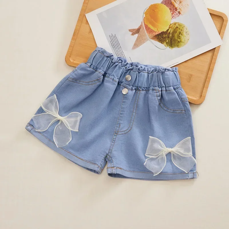 Kids Summer Denim Shorts Pants For Girls Infant Bottoms
