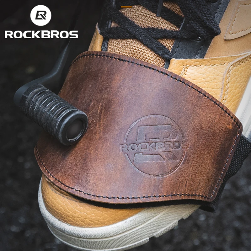 Cycling Motorcycle Shift Lever Shoe Cover Non-slip And Wear Resistant Leather Motorcycle Shift Lever Protection Cover bicycle shoe covers
