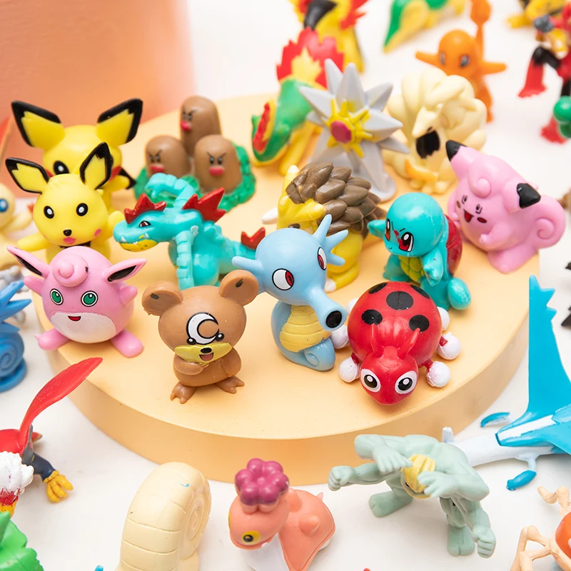 Boîte de figurines Pokemon, 5 styles, 24 pièces, 2-3CM, Mini figurines,  modèle de jouet, Pikachu, Anime, poupée à collectionner, cadeau  d'anniversaire pour enfants - AliExpress