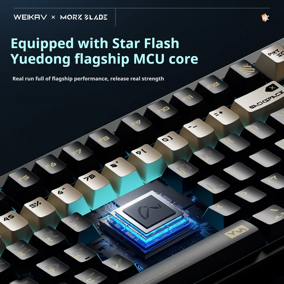 Weikav K-One80 Wired Keyboard Magnetic Switch Morkblade K