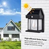 1~4Pcs Outdoor Solar Wall Lamp Waterproof Tungsten Filament Lamp Induction Lamp Household Light Garden Wall Light 2