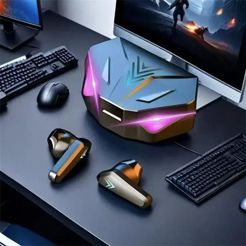 TWS Earphones Bluetooth Wireless Gamer Headphones 65ms Low Latency Earbuds Fone Gamer Headset Gamer With Mic Handfree 2
