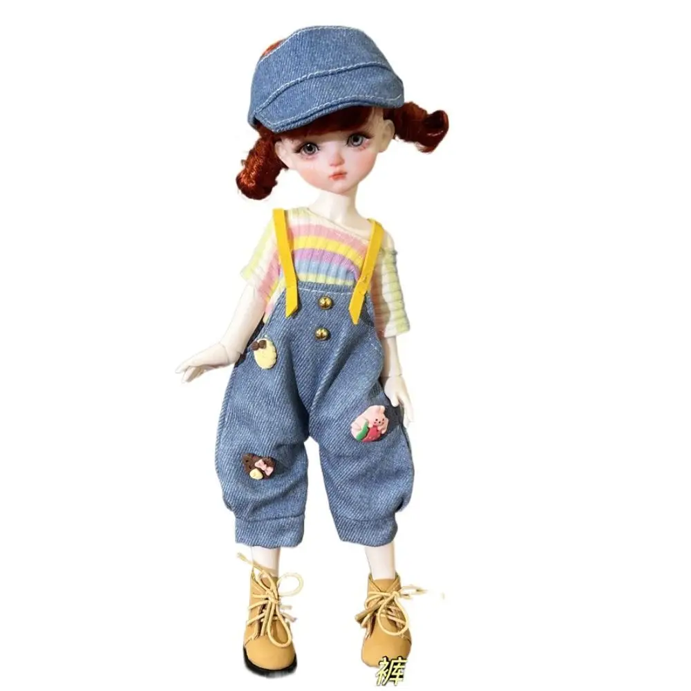 Doll Clothes 1/6 BJD Doll Fashion Outfit Set Pretty Dress Hat Headwear Girl Toy Gift Doll Accessories No Dolls No Shoes 4