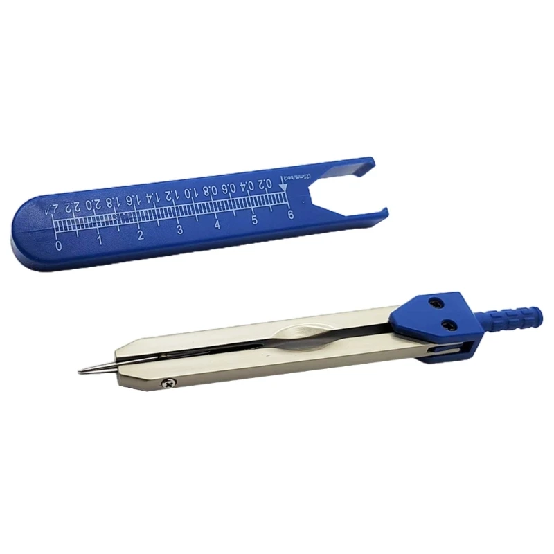

ECG Divider Professional Advanced Stainless Steel EKGCalipers With Protective Cover Ruler Measure Divider