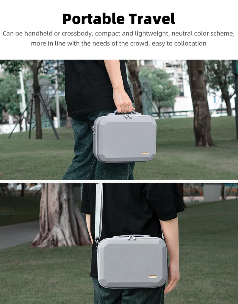 Drone Storage Bag For DJI NEO Case Large Capacity Portable PU Leather Storage Bag for DJI NEO Drone RC-N3 Controller Accessory Case