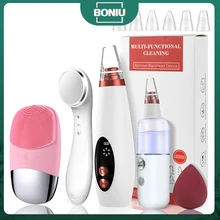 

Blackhead Remover Vacuum Facial Cleansing 1+4 Set Acne Pimple Black Spot Suction Electric Facial Pore Cleaner Skin Care Tools
