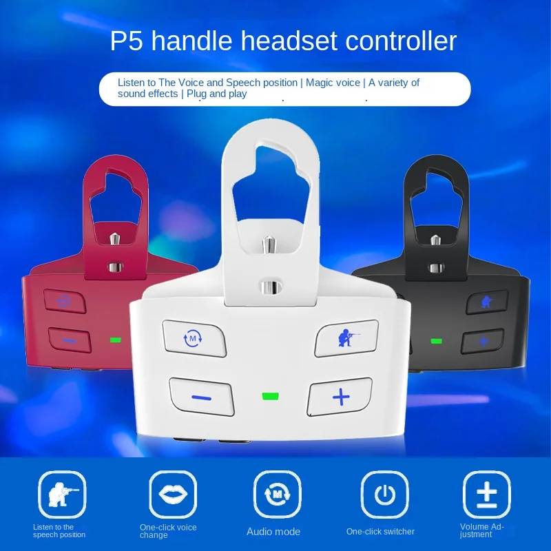 Changeur De Voix Portable PUSOKEI - 8 Effets Vocaux + 8 Sons | Bluetooth Pour PS4, PC, Smartphone | Idée Cadeau Originale